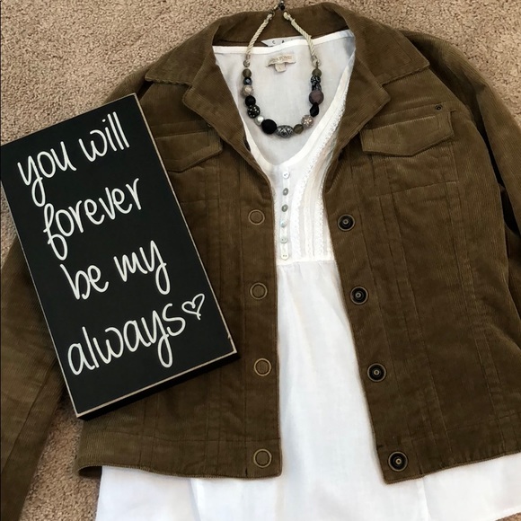 Host Pick! CAbi corduroy jacket. Spandex stretch. - Picture 4 of 8